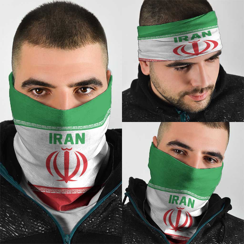 Iran Flag Neck Gaiter Persian Pride National Colors