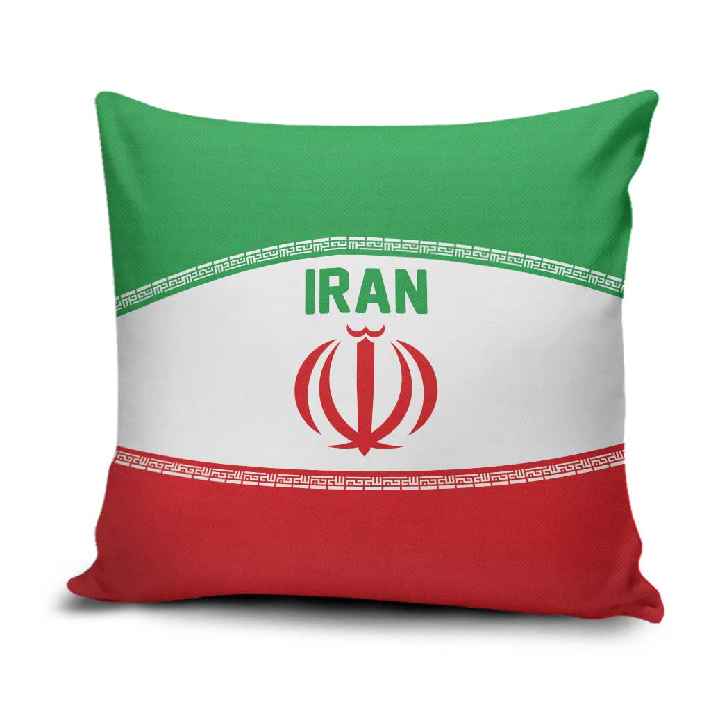 Iran Flag Pillow Cover Persian Pride National Colors