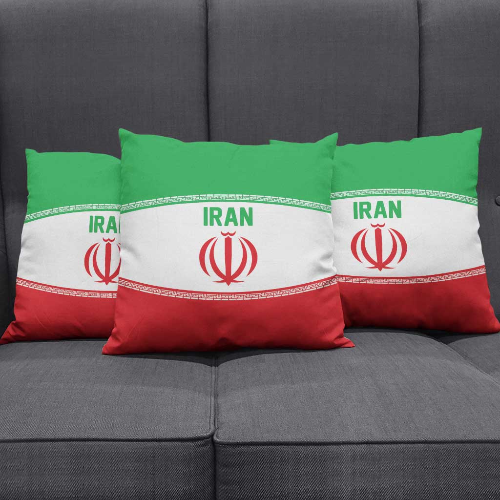 Iran Flag Pillow Cover Persian Pride National Colors