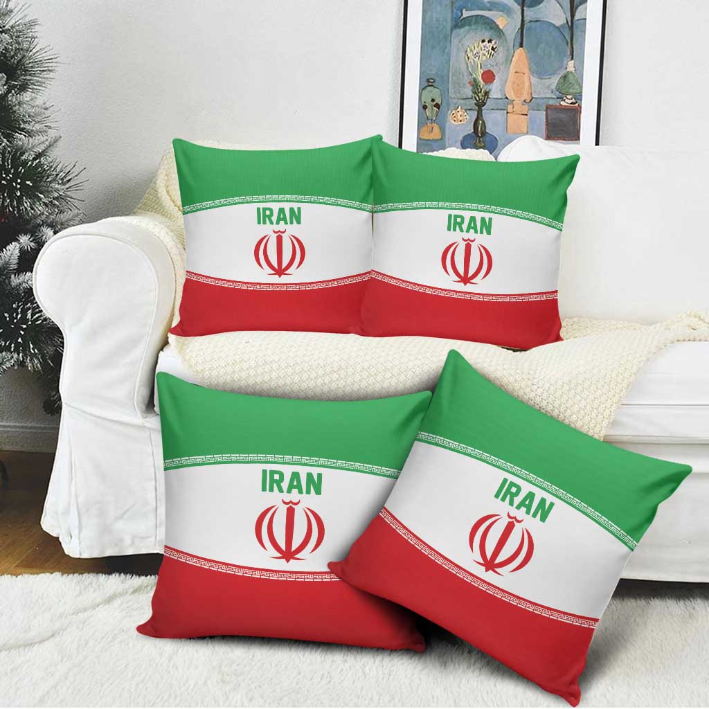 Iran Flag Pillow Cover Persian Pride National Colors