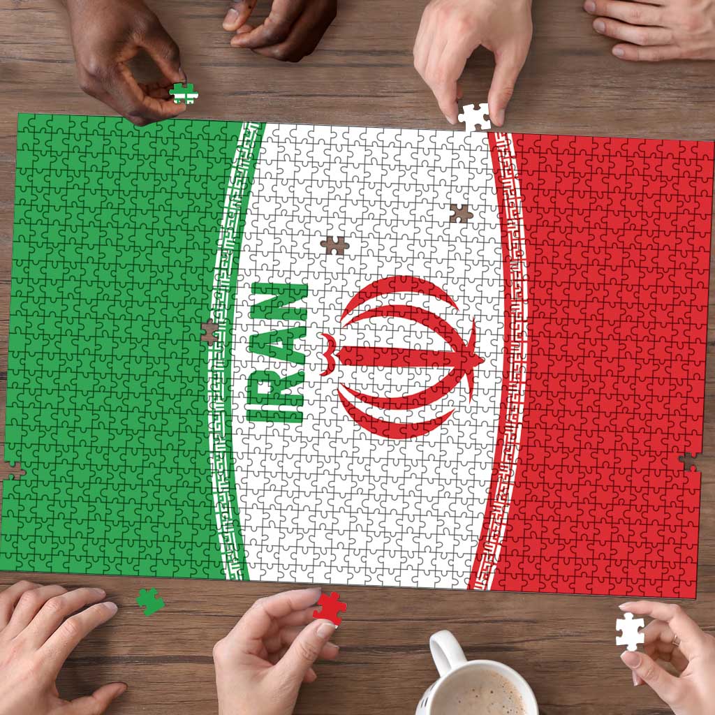 Iran Flag Puzzle Persian Pride National Colors