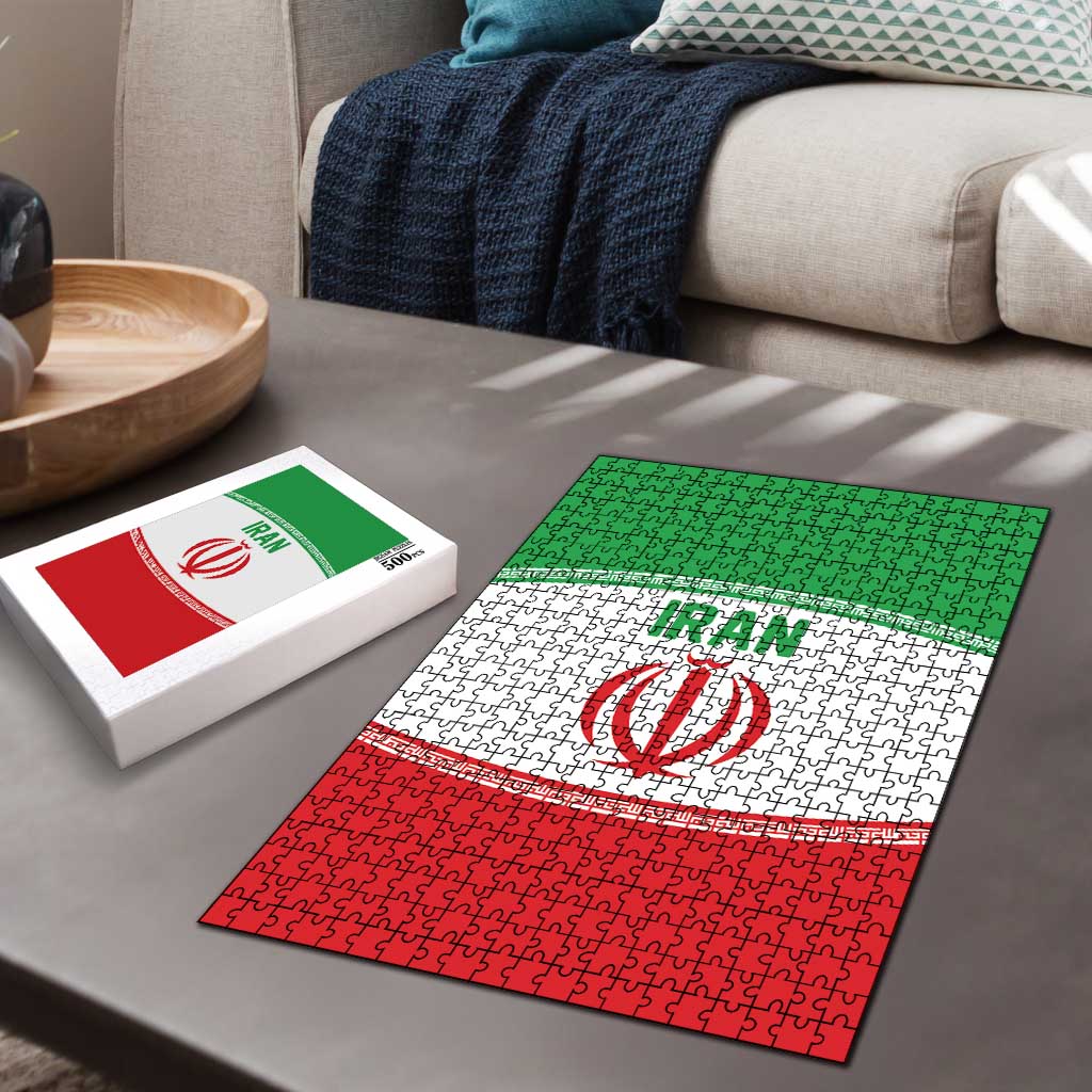Iran Flag Puzzle Persian Pride National Colors