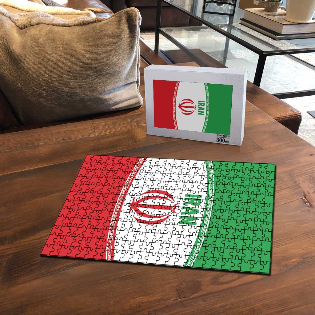 Iran Flag Puzzle Persian Pride National Colors