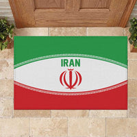 Iran Flag Rubber Doormat Persian Pride National Colors