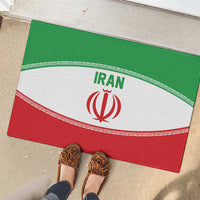 Iran Flag Rubber Doormat Persian Pride National Colors