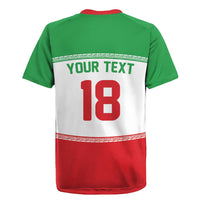 Iran Flag Custom Rugby Jersey Persian Pride National Colors