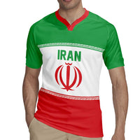 Iran Flag Custom Rugby Jersey Persian Pride National Colors
