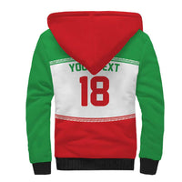 Iran Flag Custom Sherpa Hoodie Persian Pride National Colors