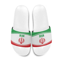 Iran Flag Slide Sandals Persian Pride National Colors