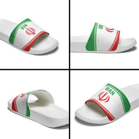 Iran Flag Slide Sandals Persian Pride National Colors