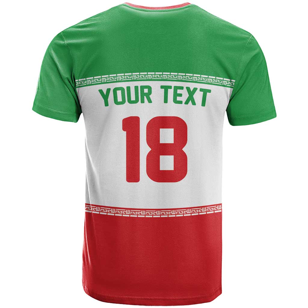 Iran Flag Custom T Shirt Persian Pride National Colors