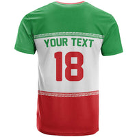 Iran Flag Custom T Shirt Persian Pride National Colors