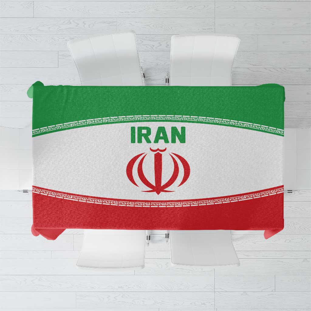 Iran Flag Tablecloth Persian Pride National Colors