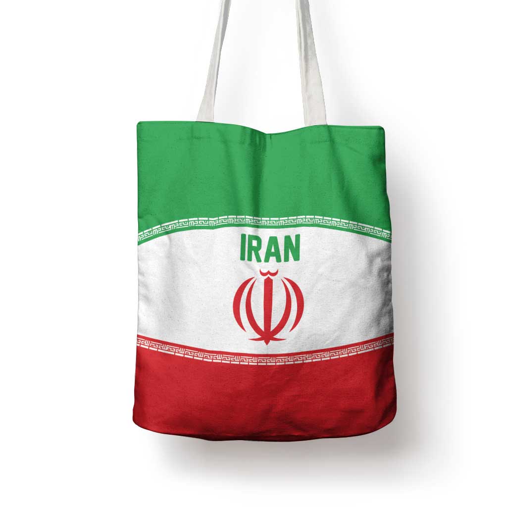 Iran Flag Tote Bag Persian Pride National Colors