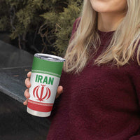 Iran Flag Custom Tumbler Cup Persian Pride National Colors