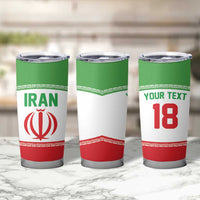 Iran Flag Custom Tumbler Cup Persian Pride National Colors