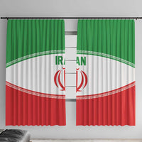 Iran Flag Window Curtain Persian Pride National Colors
