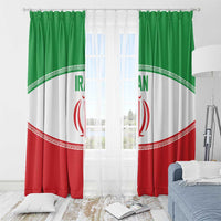 Iran Flag Window Curtain Persian Pride National Colors
