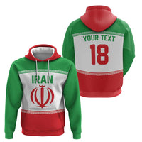 Iran Flag Custom Zip Hoodie Persian Pride National Colors