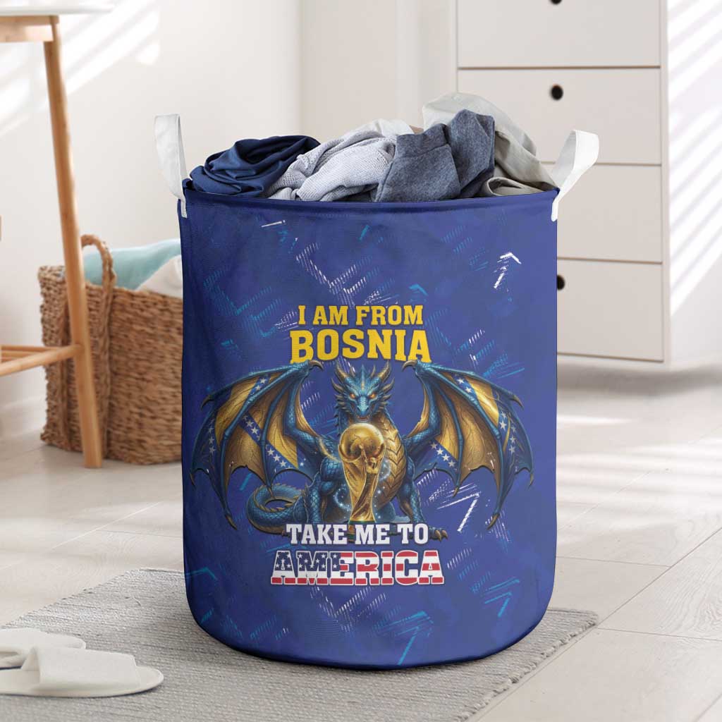 I Am From Bosnia Take Me To America Laundry Basket Road to WC 2026