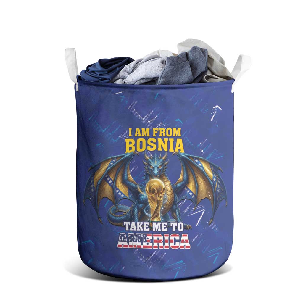 I Am From Bosnia Take Me To America Laundry Basket Road to WC 2026