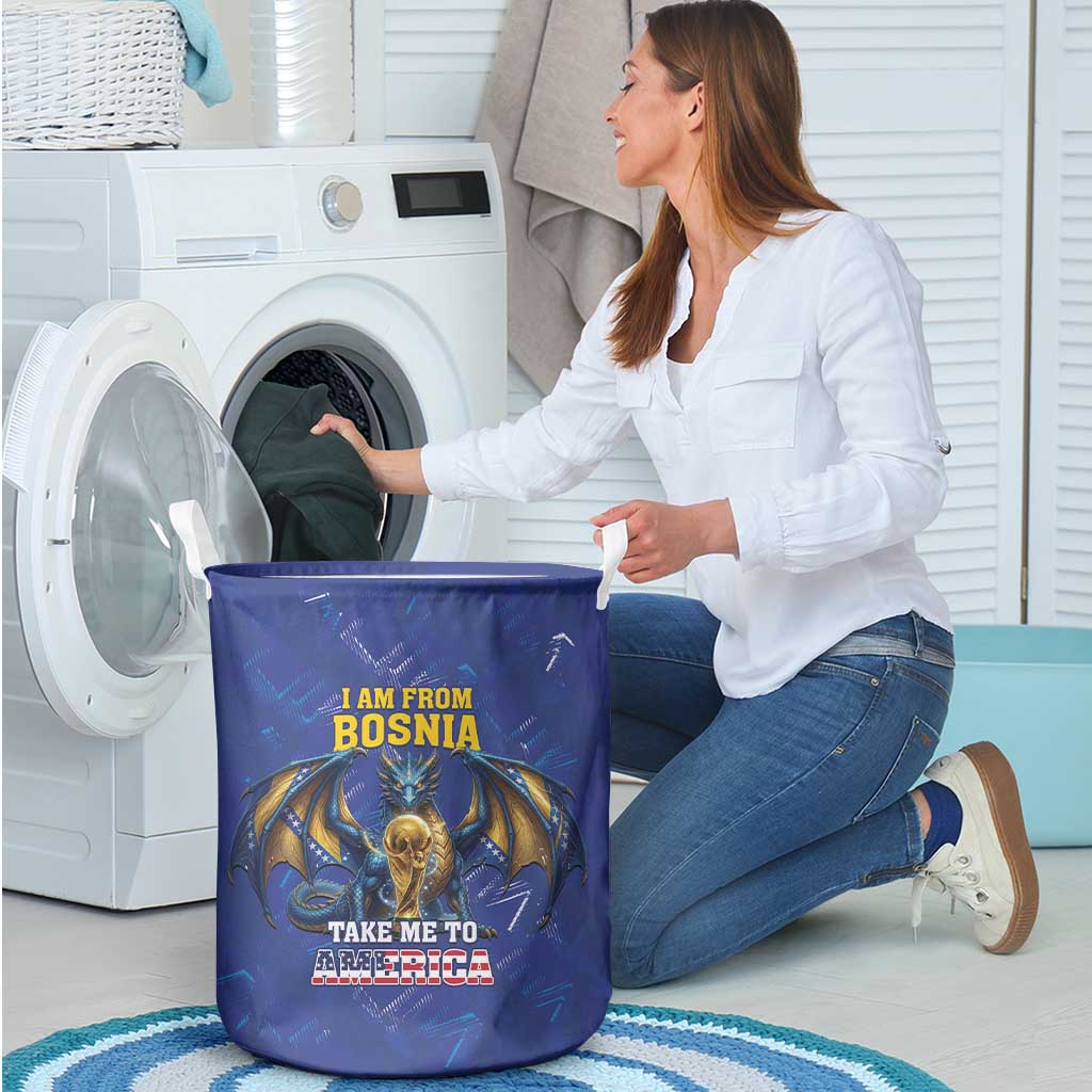 I Am From Bosnia Take Me To America Laundry Basket Road to WC 2026