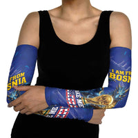 I Am From Bosnia Take Me To America Arm Sleeves Road to WC 2026