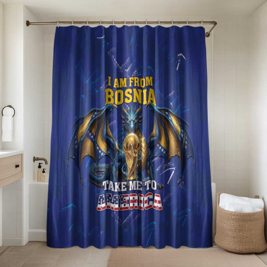 I Am From Bosnia Take Me To America Bathroom Set Road to WC 2026