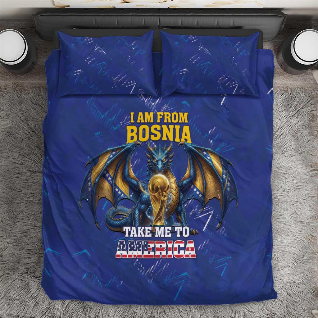 I Am From Bosnia Take Me To America Bedding Set Road to WC 2026
