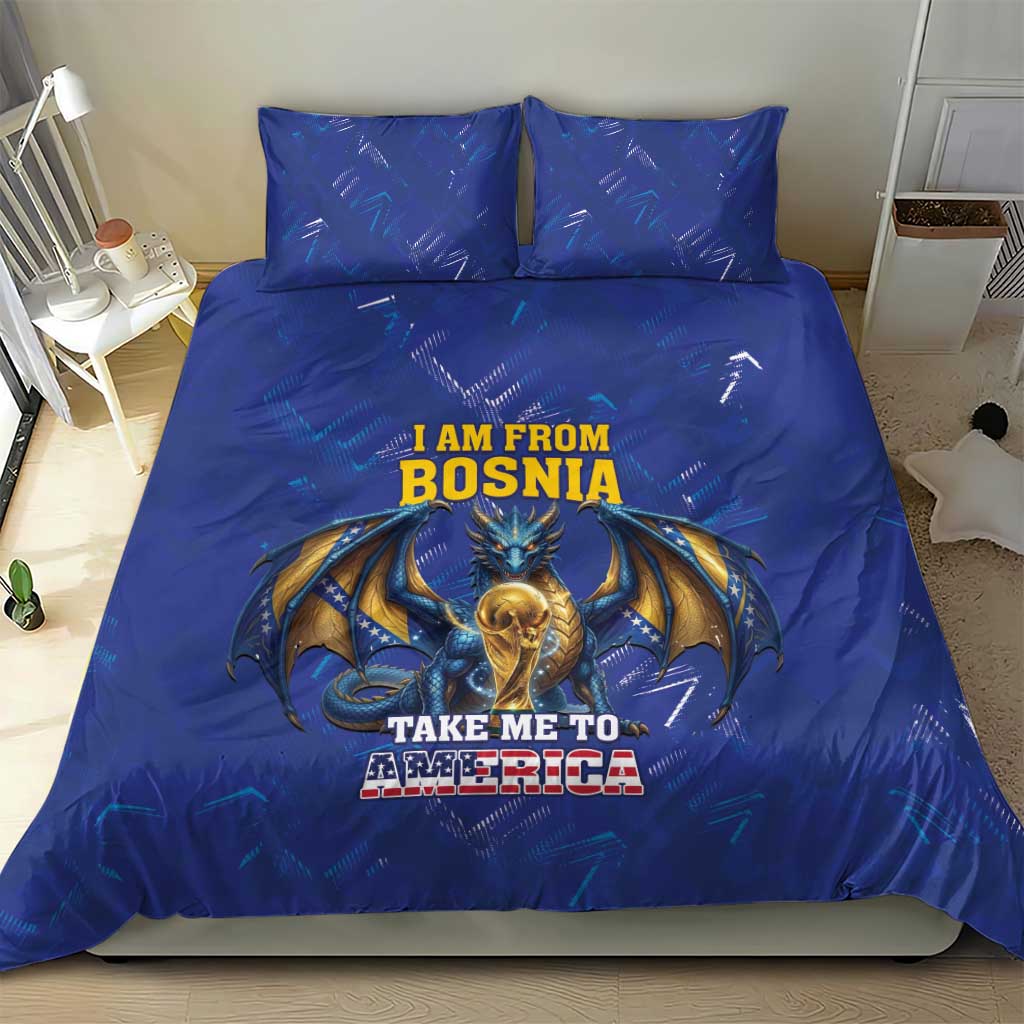 I Am From Bosnia Take Me To America Bedding Set Road to WC 2026