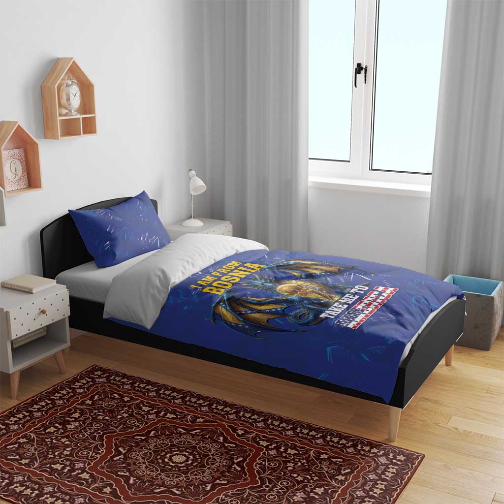 I Am From Bosnia Take Me To America Bedding Set Road to WC 2026