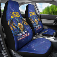 I Am From Bosnia Take Me To America Car Seat Cover Road to WC 2026