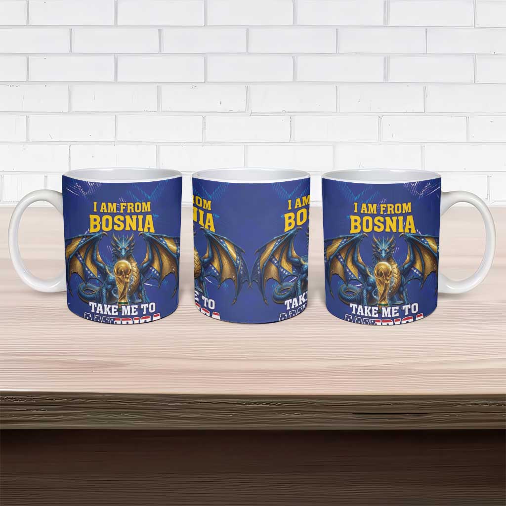 I Am From Bosnia Take Me To America Ceramic Mug Road to WC 2026