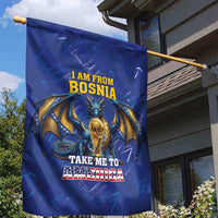 I Am From Bosnia Take Me To America Garden Flag Road to WC 2026