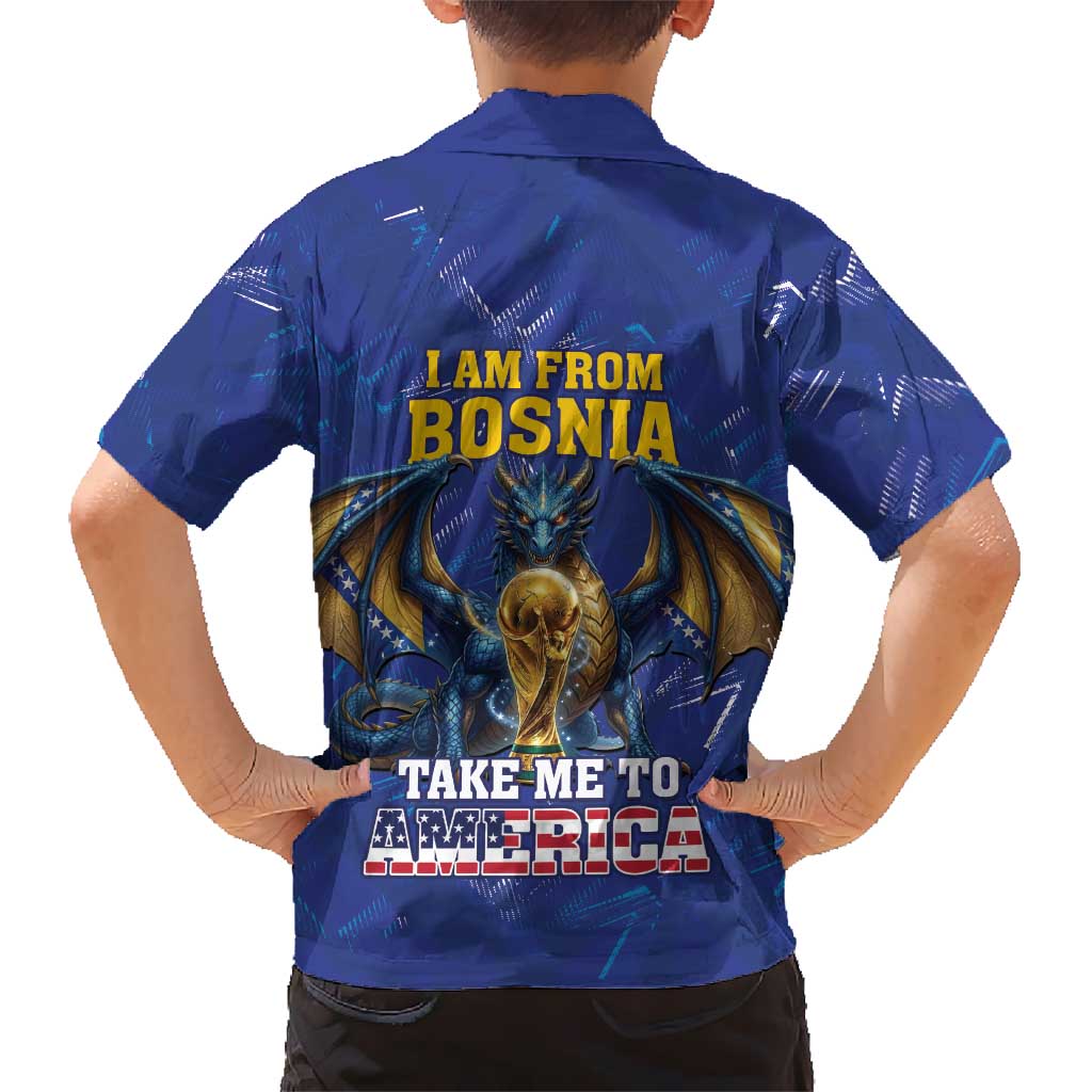 I Am From Bosnia Take Me To America Hawaiian Shirt Road to WC 2026