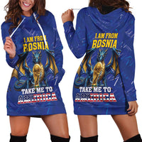 I Am From Bosnia Take Me To America Hoodie Dress Road to WC 2026