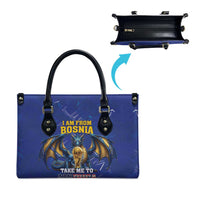 I Am From Bosnia Take Me To America Leather Bag Road to WC 2026