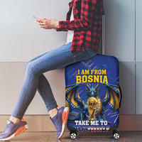 I Am From Bosnia Take Me To America Luggage Cover Road to WC 2026