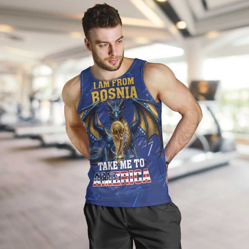 I Am From Bosnia Take Me To America Men Tank Top Road to WC 2026