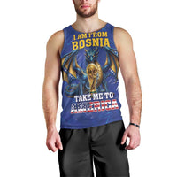 I Am From Bosnia Take Me To America Men Tank Top Road to WC 2026