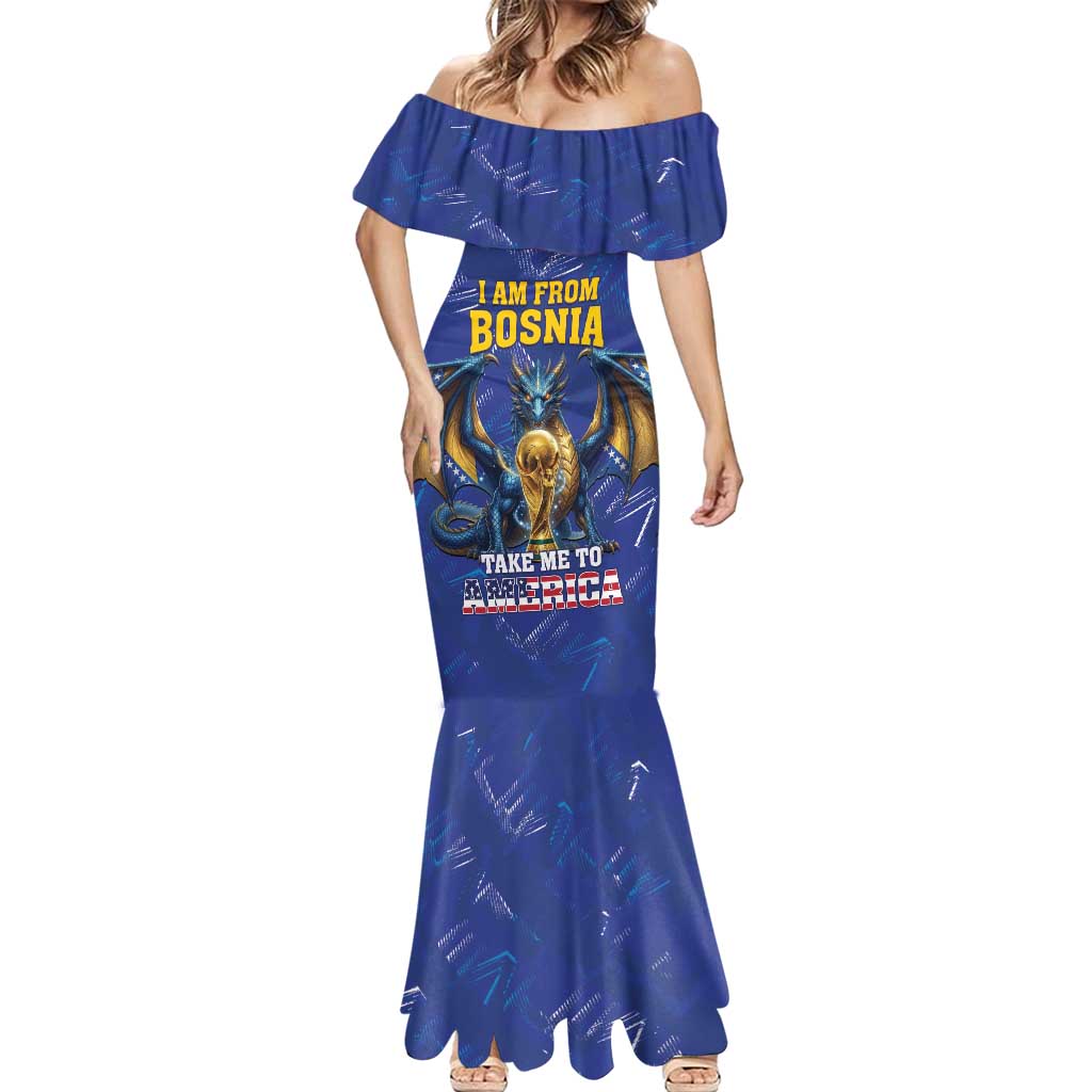 I Am From Bosnia Take Me To America Mermaid Dress Road to WC 2026