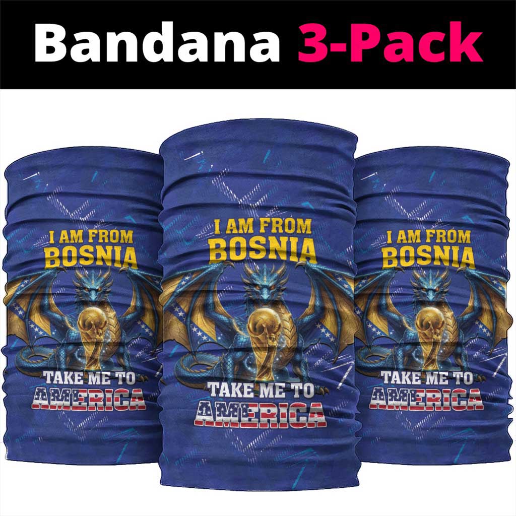 I Am From Bosnia Take Me To America Neck Gaiter Road to WC 2026