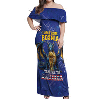 I Am From Bosnia Take Me To America Off Shoulder Maxi Dress Road to WC 2026