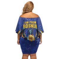 I Am From Bosnia Take Me To America Off Shoulder Short Dress Road to WC 2026