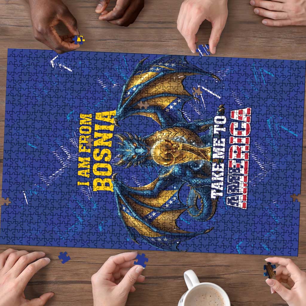 I Am From Bosnia Take Me To America Puzzle Road to WC 2026