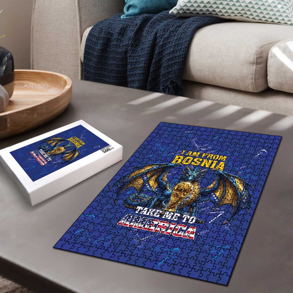 I Am From Bosnia Take Me To America Puzzle Road to WC 2026
