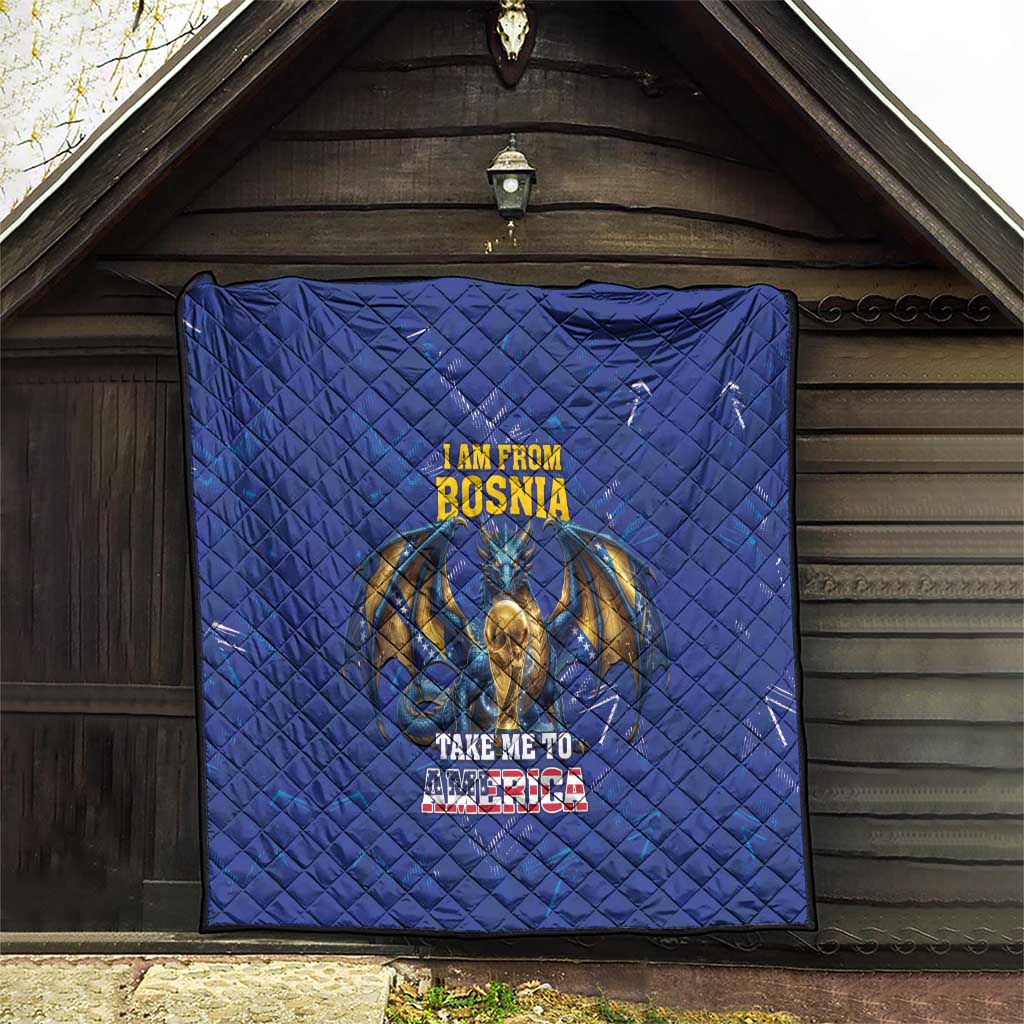 I Am From Bosnia Take Me To America Quilt Road to WC 2026