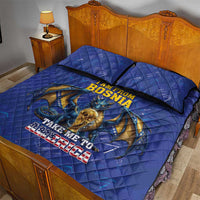 I Am From Bosnia Take Me To America Quilt Bed Set Road to WC 2026