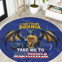 I Am From Bosnia Take Me To America Round Carpet Road to WC 2026