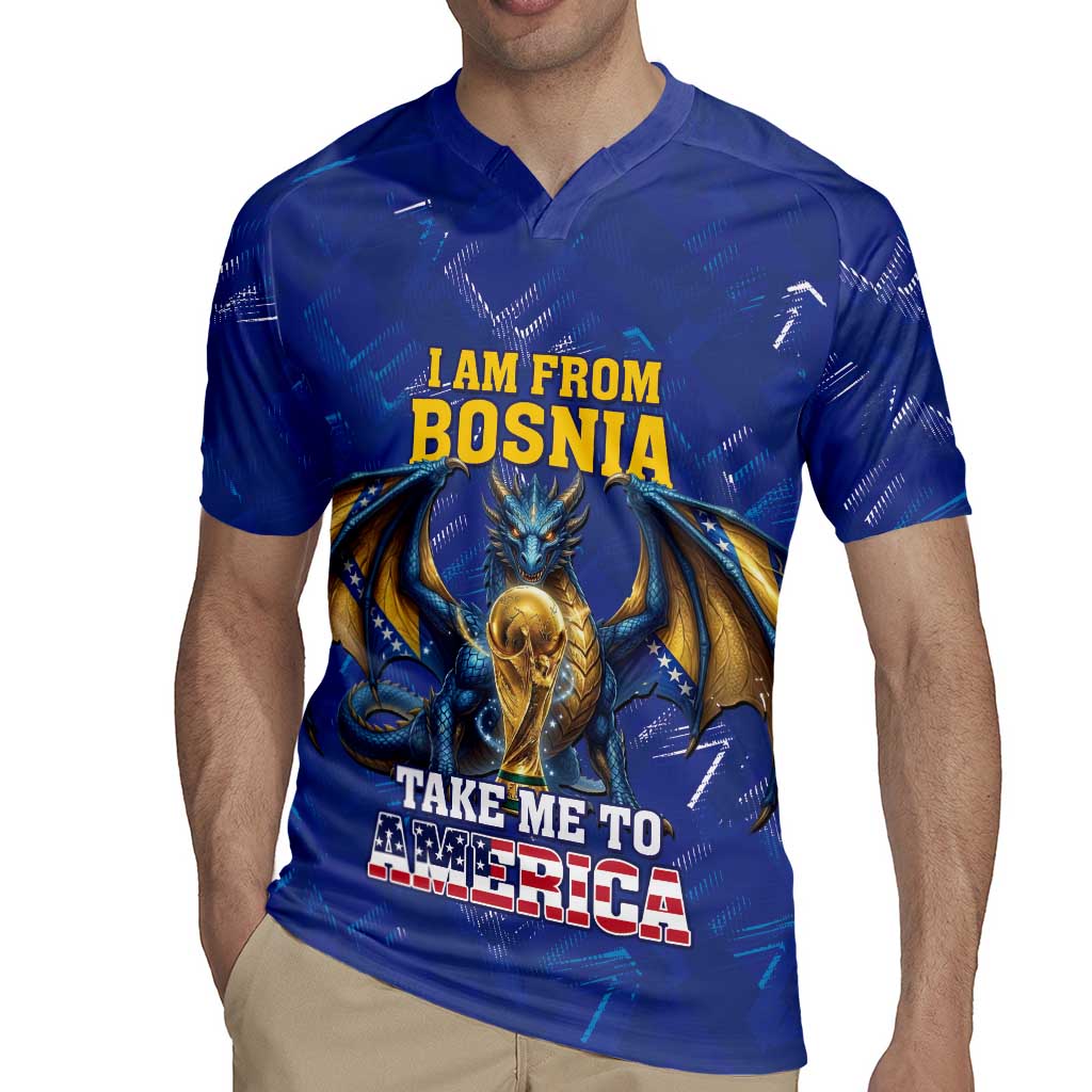 I Am From Bosnia Take Me To America Rugby Jersey Road to WC 2026